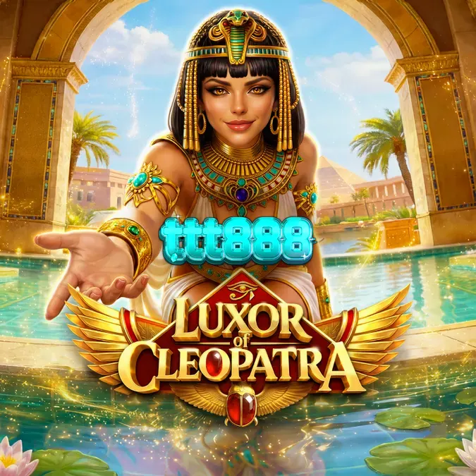 Tampilan visual slot Luxor of Cleopatra dengan tema Mesir kuno
